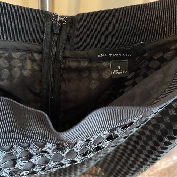 SOLD❗️Ann Taylor Modern Mesh Overlay Skirt - Picture 5 of 7